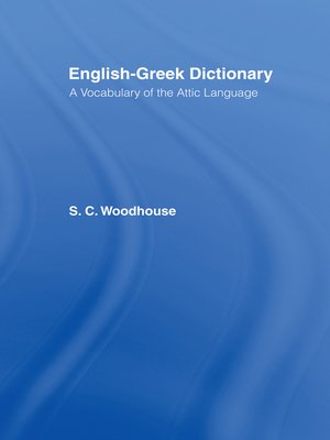 cover image of English-Greek Dictionary